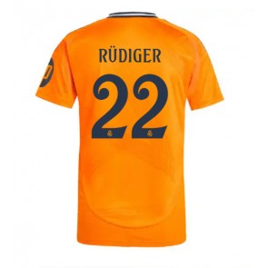 Real Madrid Antonio Rudiger #22 Gostujuci Dres 2024-25 Kratak Rukavima